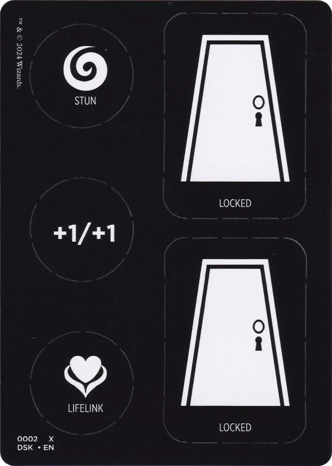 Punch Card Token (1 // 2) [Duskmourn: House of Horror Tokens] | Mega City Incorporated