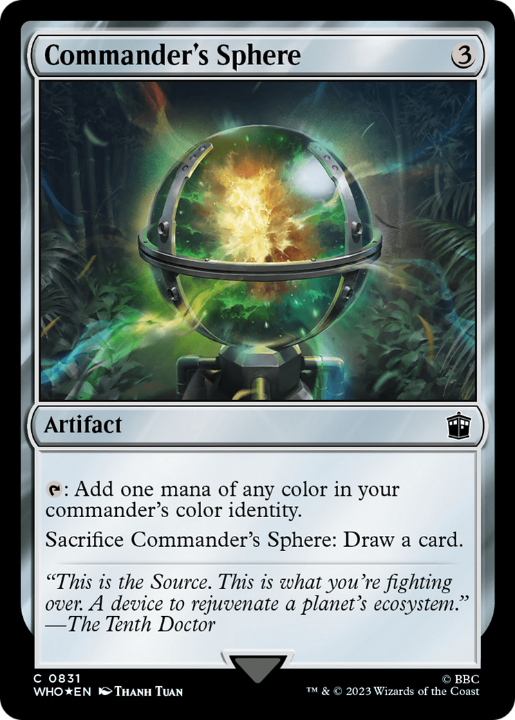 Commander's Sphere (Surge Foil) [Doctor Who] | Mega City Incorporated