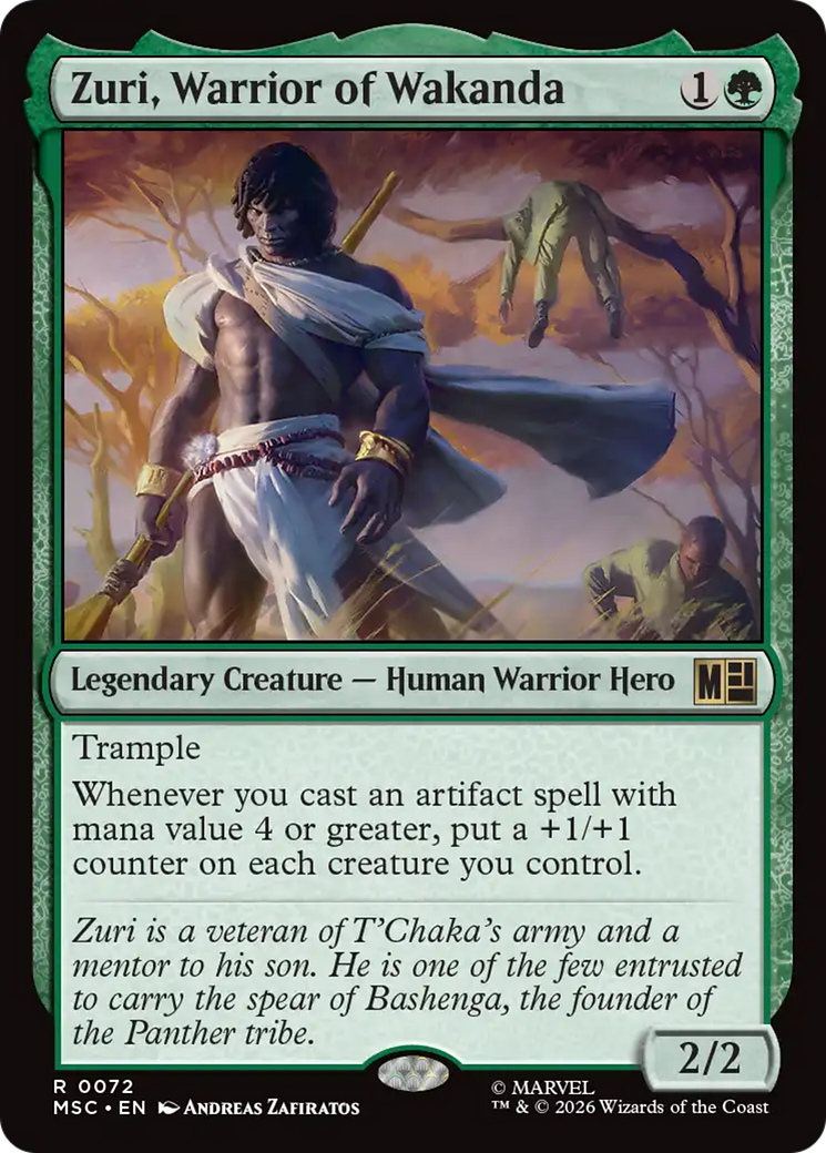 Zuri, Warrior of Wakanda (Surge Foil) [Marvel Super Heroes Commander] | Mega City Incorporated