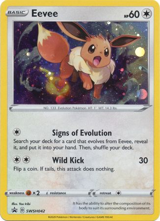 Eevee (SWSH042) [Sword & Shield: Black Star Promos] | Mega City Incorporated