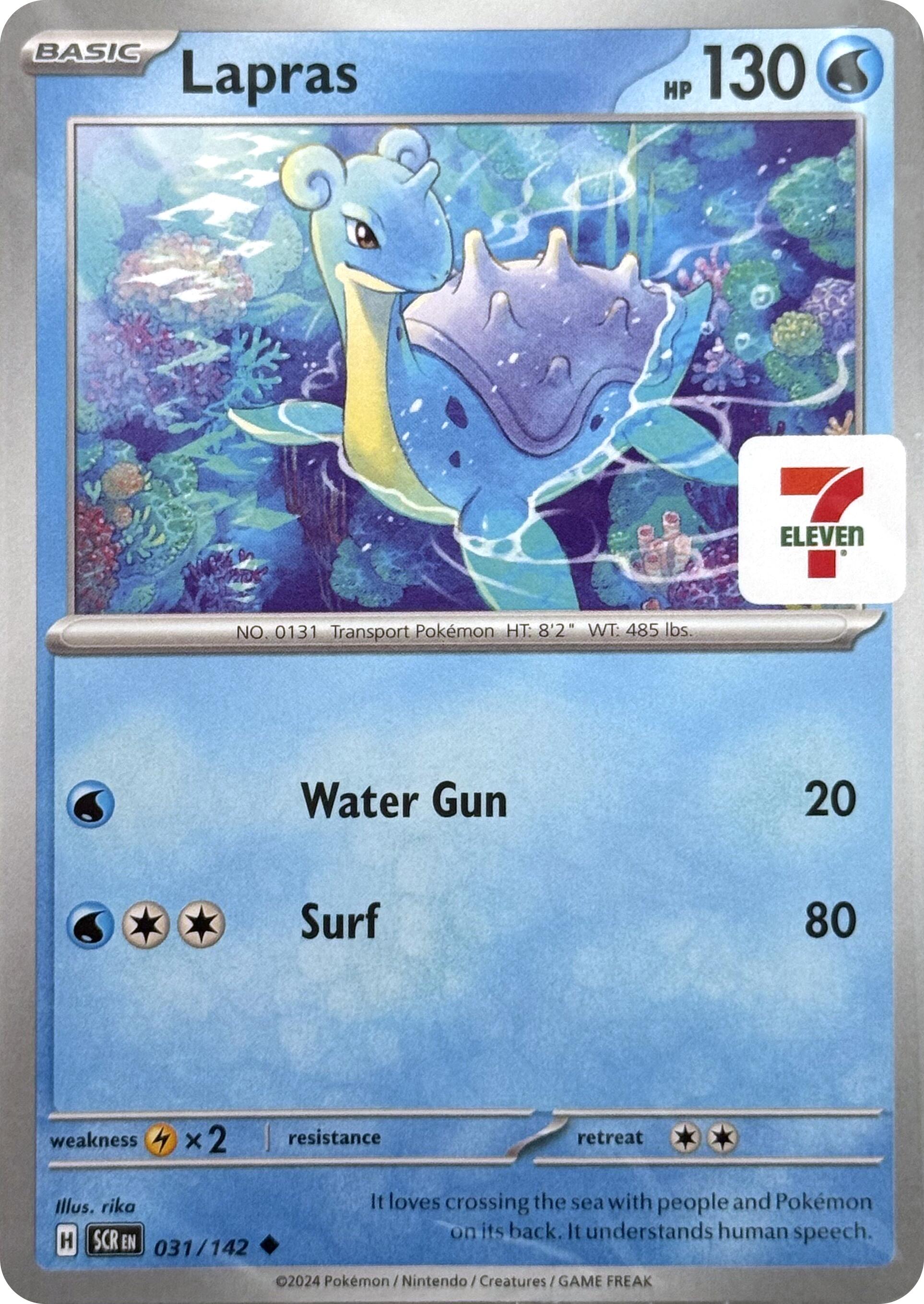 Lapras (031/142) (7-Eleven Promo) [Miscellaneous Cards] | Mega City Incorporated