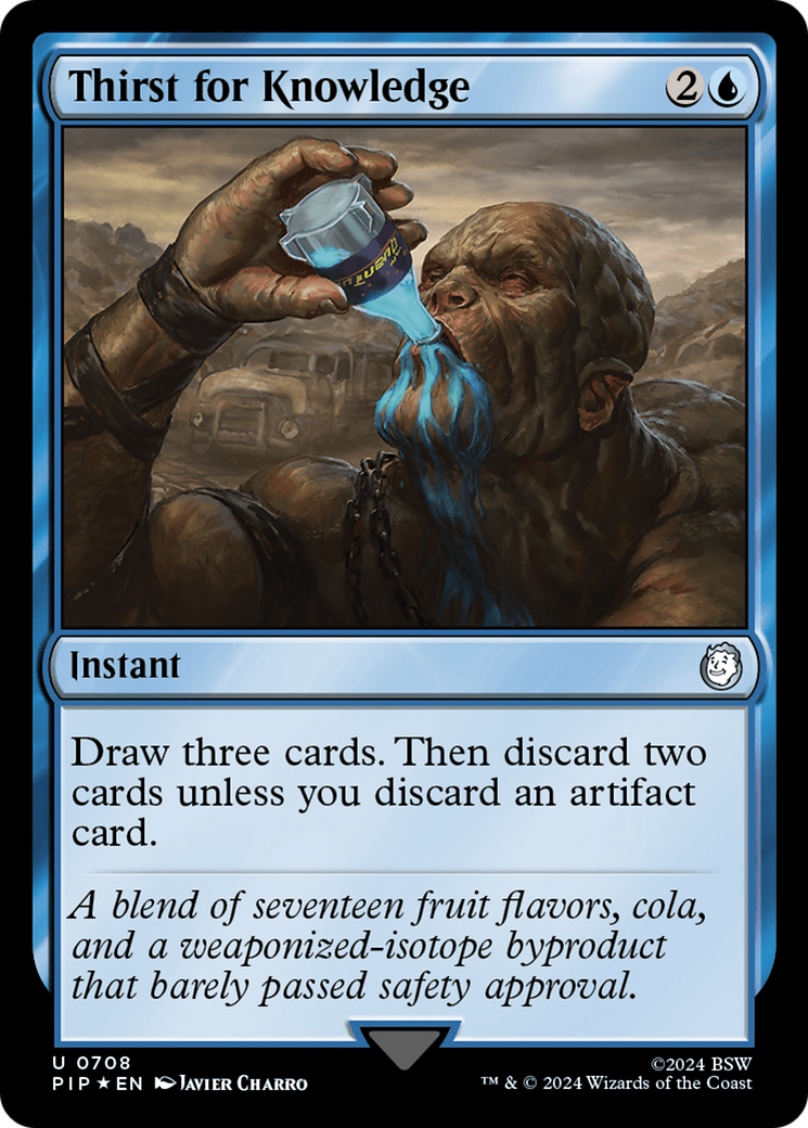 Thirst for Knowledge (Surge Foil) [Fallout] | Mega City Incorporated