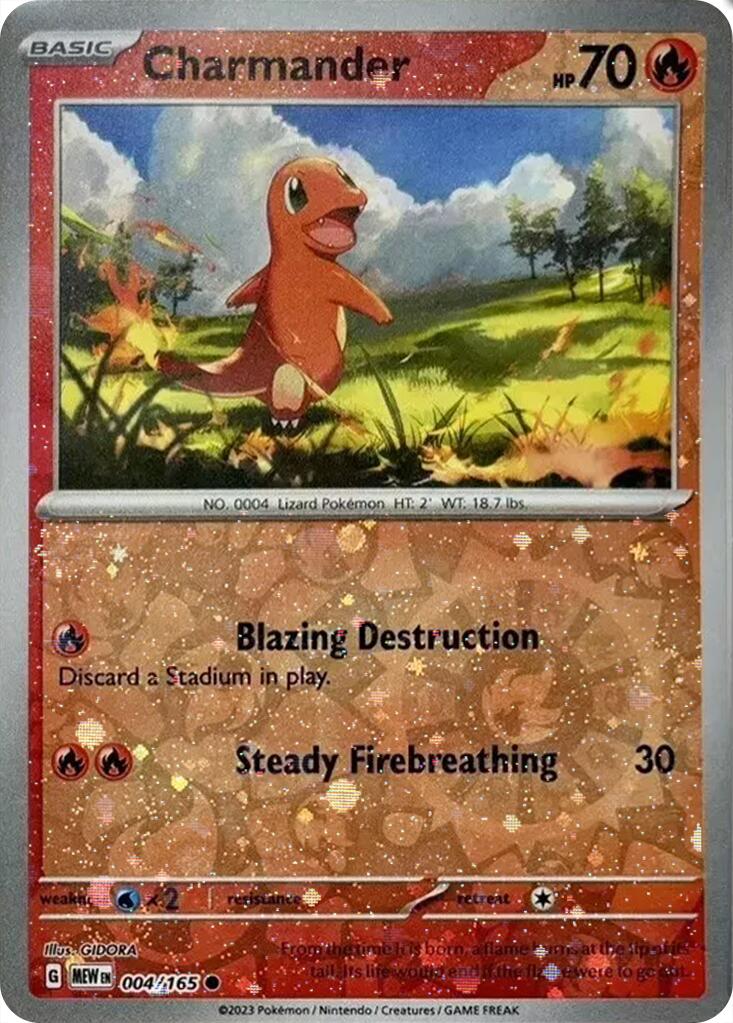 Charmander (004/165) (Cosmos Holo) (Costco Exclusive) [Miscellaneous Cards] | Mega City Incorporated