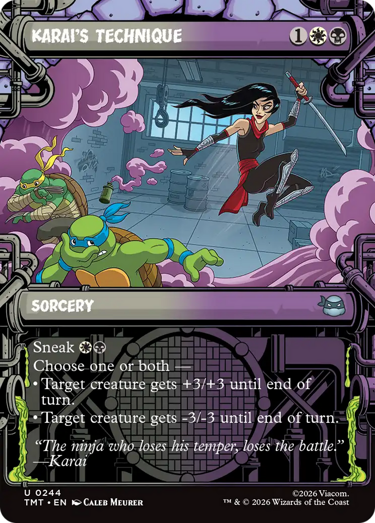 Karai's Technique (Showcase) [Teenage Mutant Ninja Turtles] | Mega City Incorporated