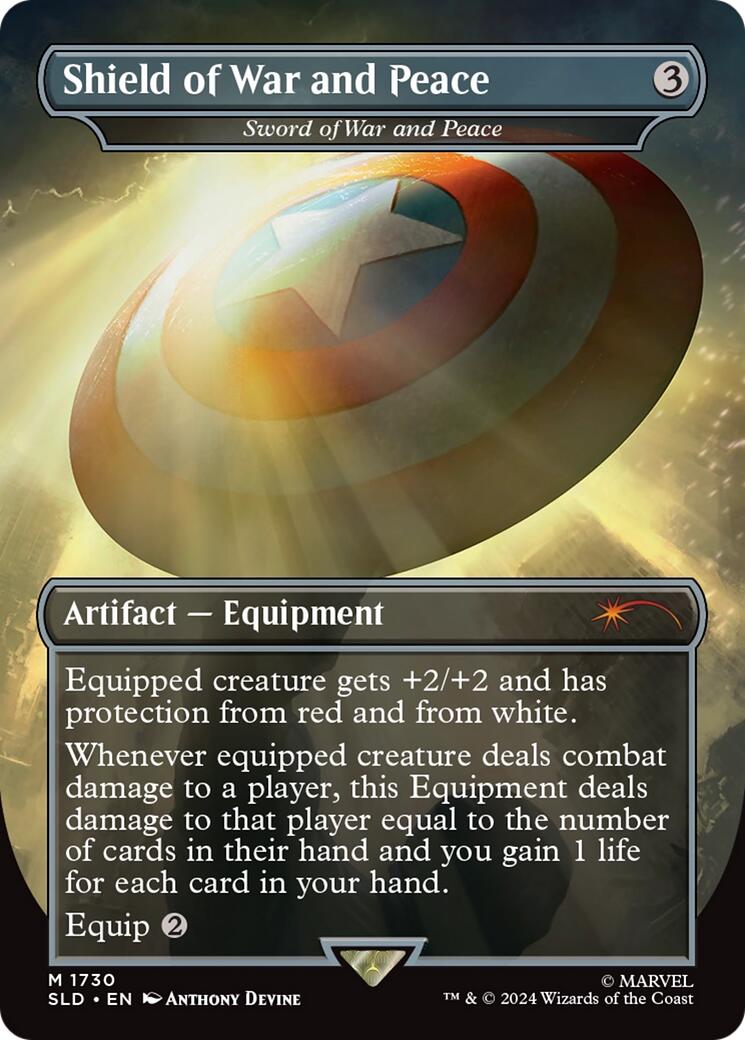 Shield of War and Peace - Sword of War and Peace (Rainbow Foil) [Secret Lair Drop Series] | Mega City Incorporated