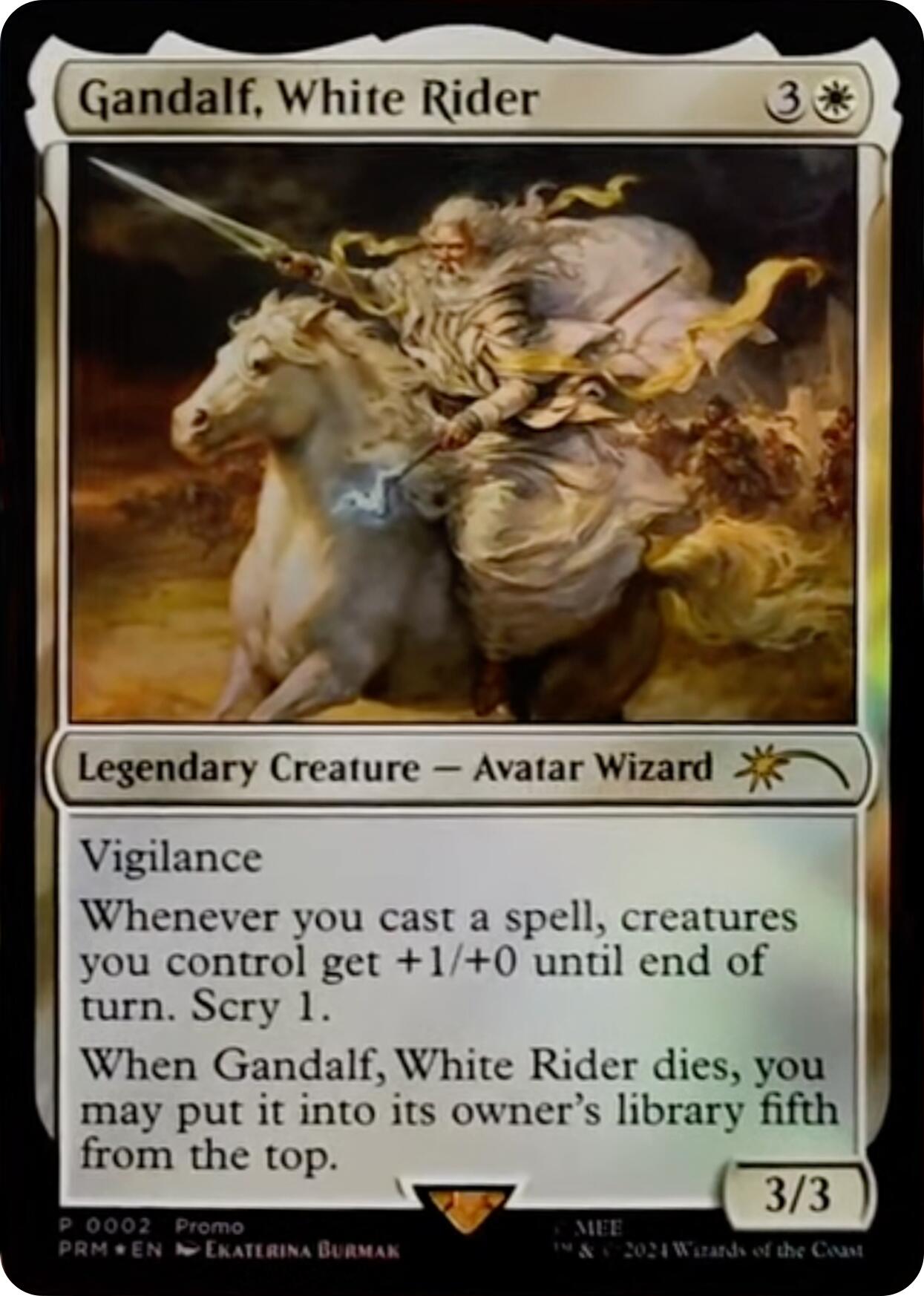 Gandalf, White Rider [Resale Promos] | Mega City Incorporated