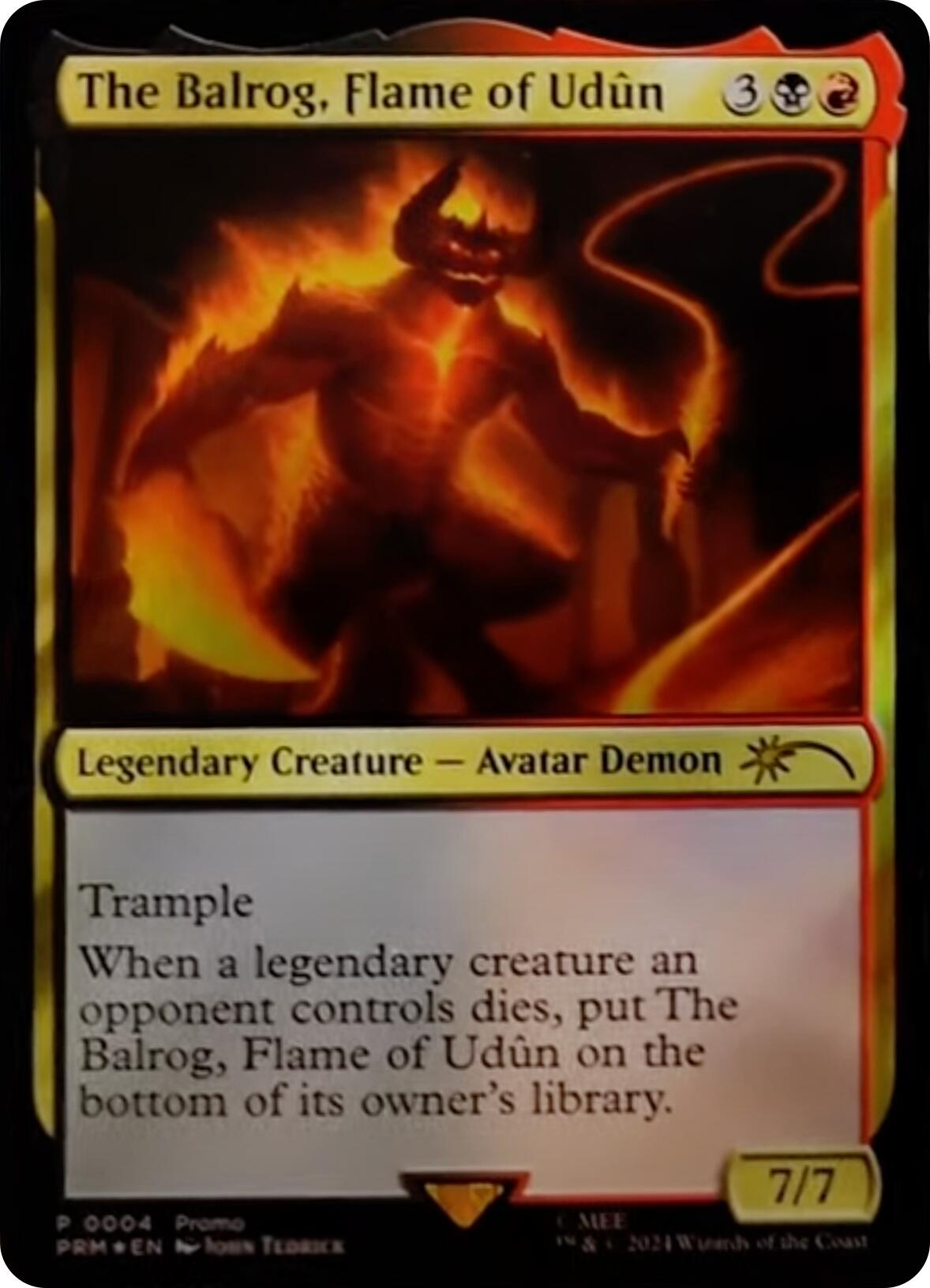 The Balrog, Flame of Udun [Resale Promos] | Mega City Incorporated