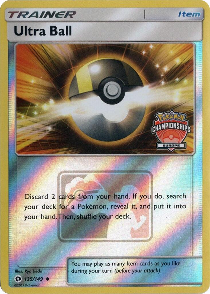 Ultra Ball (135/149) (Europe Championships) [League & Championship Cards] | Mega City Incorporated