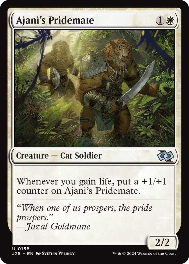 Ajani's Pridemate [Foundations Jumpstart] | Mega City Incorporated