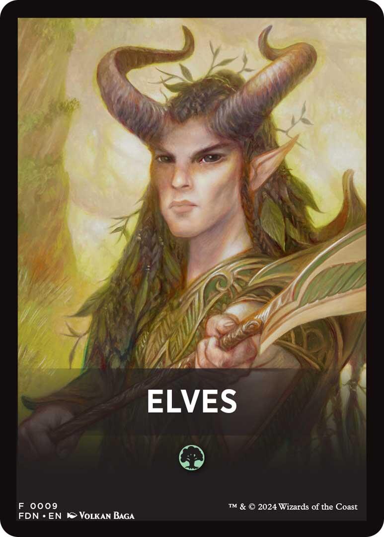 Elves Theme Card [Foundations Tokens] | Mega City Incorporated