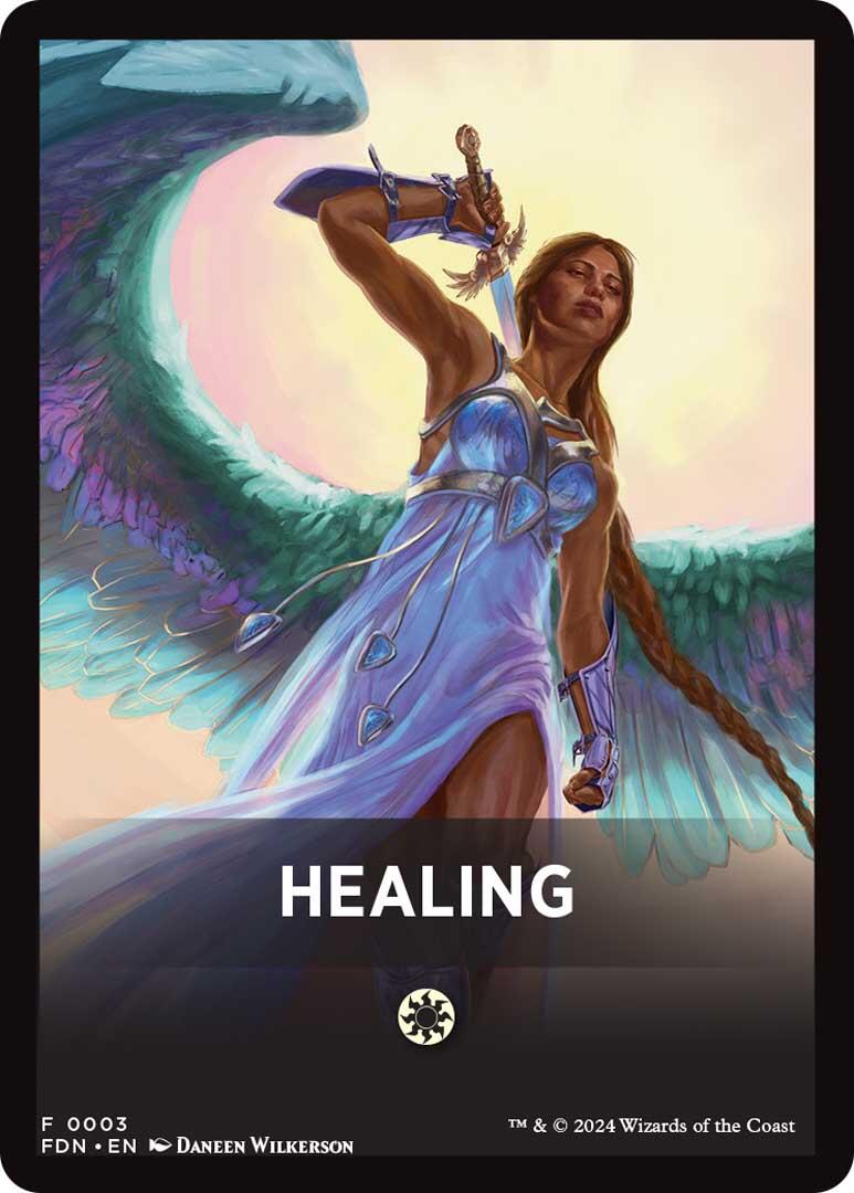 Healing Theme Card [Foundations Tokens] | Mega City Incorporated