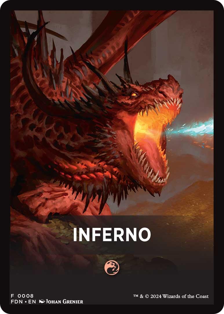 Inferno Theme Card [Foundations Tokens] | Mega City Incorporated