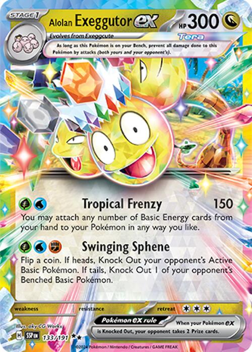 Alolan Exeggutor ex (133/191) [Scarlet & Violet: Surging Sparks] | Mega City Incorporated