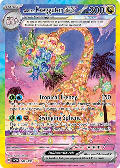 Alolan Exeggutor ex (242/191) [Scarlet & Violet: Surging Sparks] | Mega City Incorporated