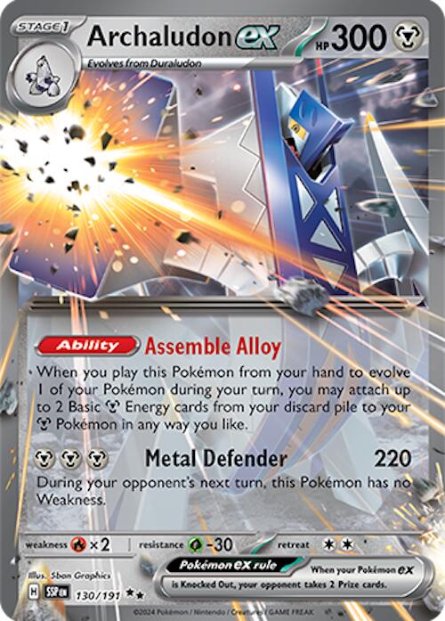 Archaludon ex (130/191) [Scarlet & Violet: Surging Sparks] | Mega City Incorporated