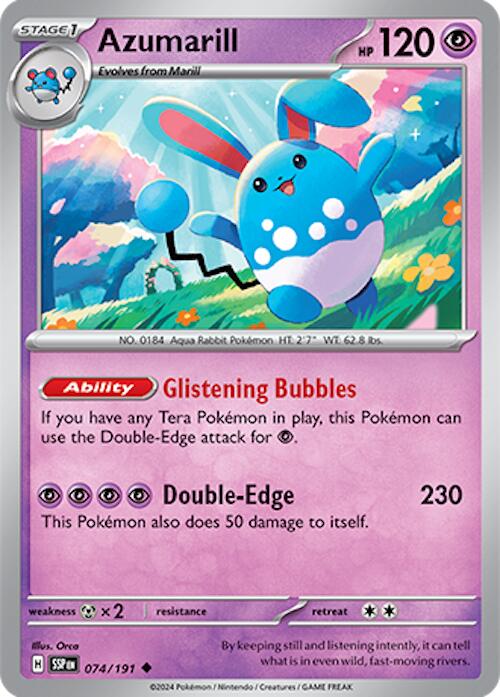 Azumarill (074/191) [Scarlet & Violet: Surging Sparks] | Mega City Incorporated