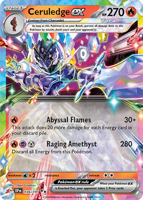 Ceruledge ex (036/191) [Scarlet & Violet: Surging Sparks] | Mega City Incorporated