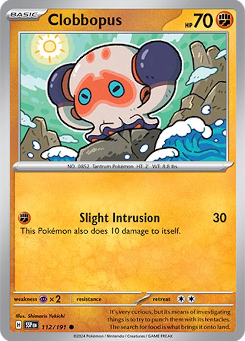 Clobbopus (112/191) [Scarlet & Violet: Surging Sparks] | Mega City Incorporated