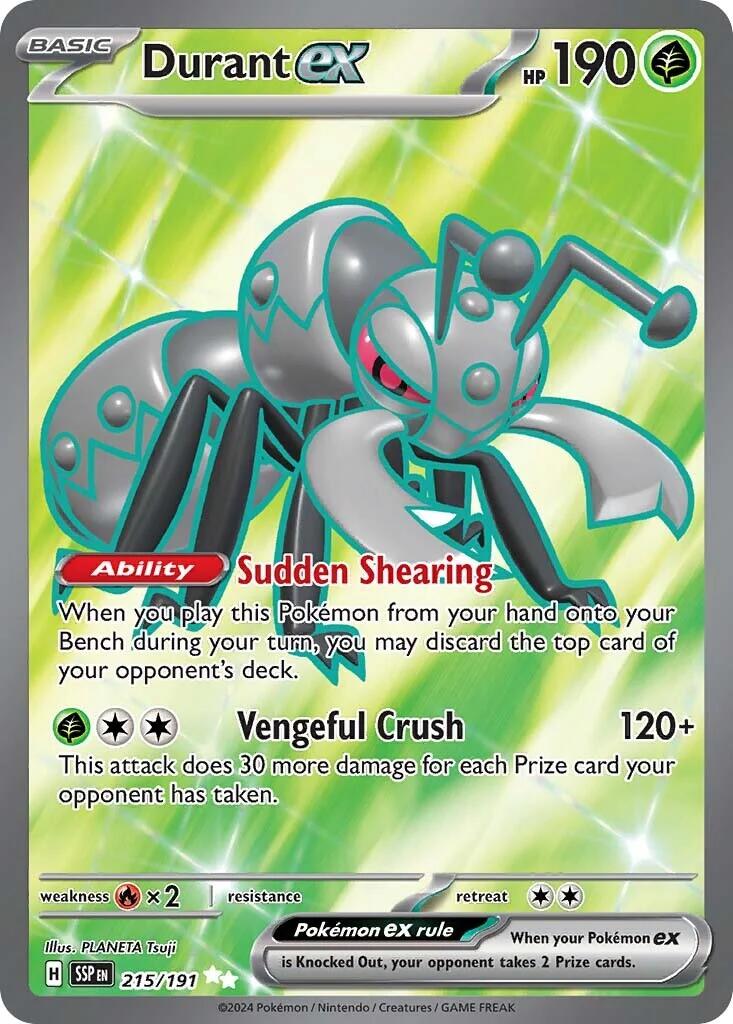 Durant ex (215/191) [Scarlet & Violet: Surging Sparks] | Mega City Incorporated