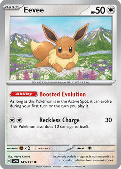 Eevee (143/191) [Scarlet & Violet: Surging Sparks] | Mega City Incorporated