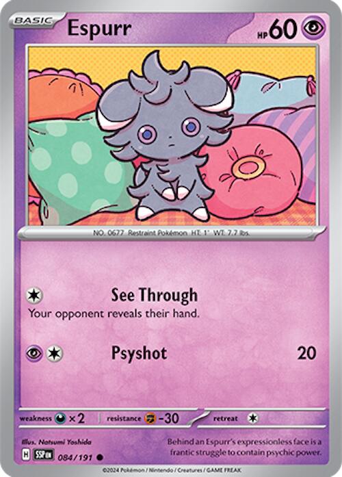 Espurr (084/191) [Scarlet & Violet: Surging Sparks] | Mega City Incorporated