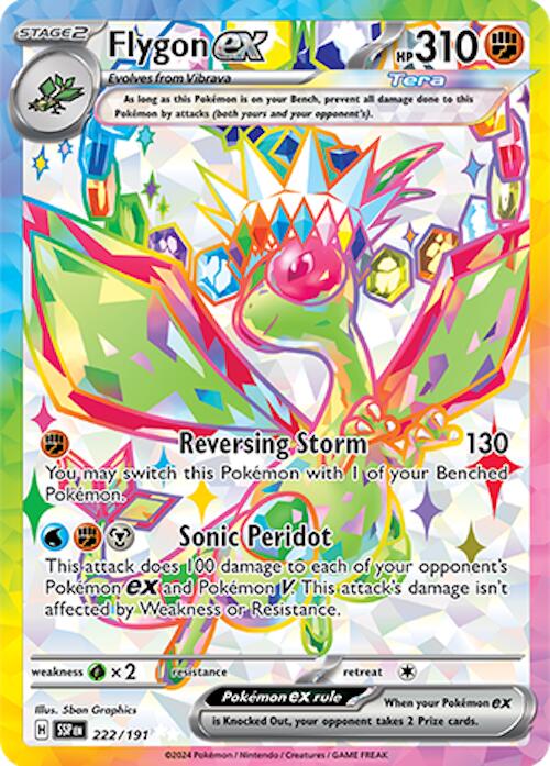 Flygon ex (222/191) [Scarlet & Violet: Surging Sparks] | Mega City Incorporated