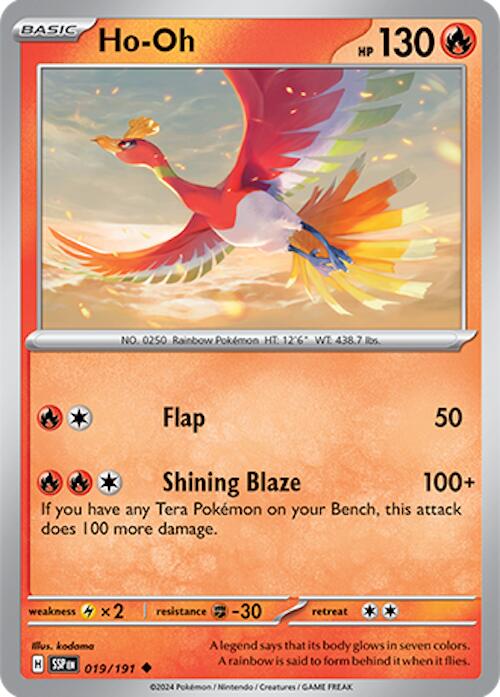 Ho-Oh (019/191) [Scarlet & Violet: Surging Sparks] | Mega City Incorporated