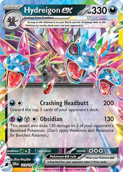 Hydreigon ex (119/191) [Scarlet & Violet: Surging Sparks] | Mega City Incorporated