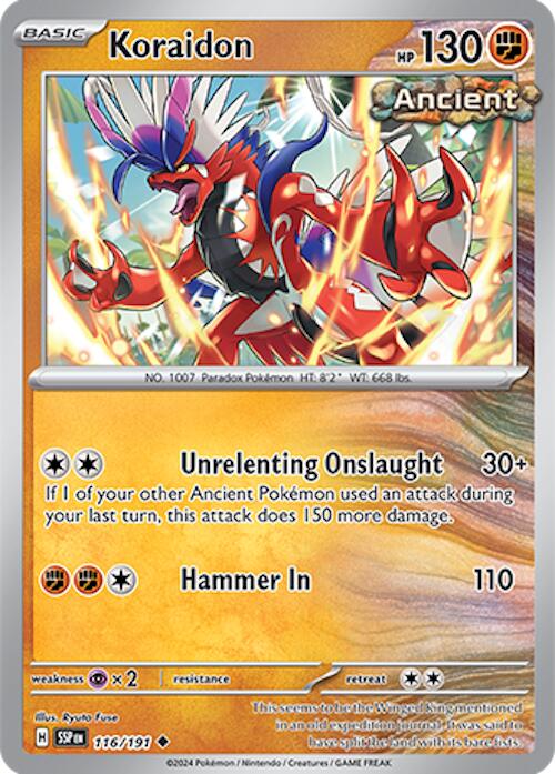 Koraidon (116/191) [Scarlet & Violet: Surging Sparks] | Mega City Incorporated
