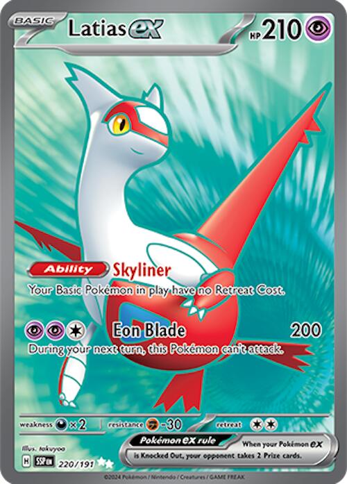 Latias ex (220/191) [Scarlet & Violet: Surging Sparks] | Mega City Incorporated