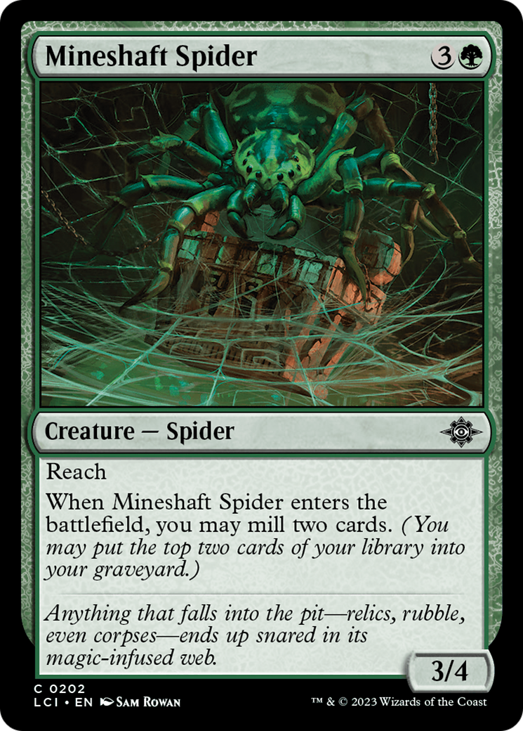 Mineshaft Spider [The Lost Caverns of Ixalan] | Mega City Incorporated