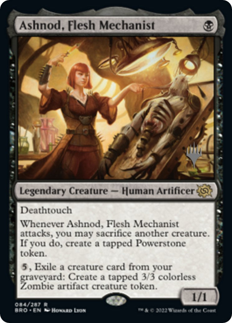 Ashnod, Flesh Mechanist (Promo Pack) [The Brothers' War Promos] | Mega City Incorporated