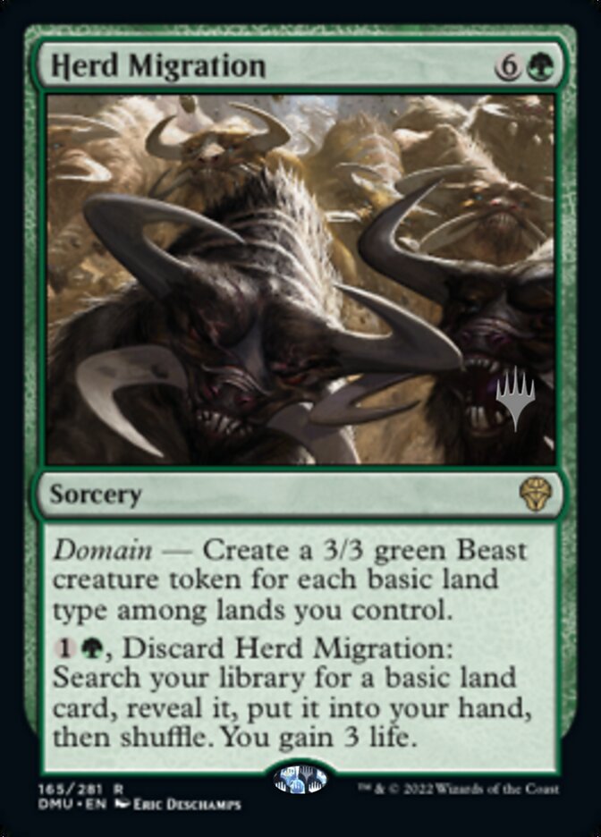 Herd Migration (Promo Pack) [Dominaria United Promos] | Mega City Incorporated