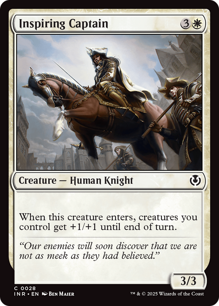 Inspiring Captain [Innistrad Remastered] | Mega City Incorporated