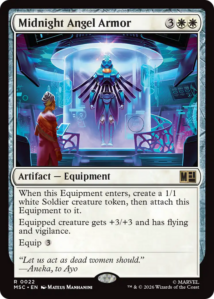 Midnight Angel Armor (Surge Foil) [Marvel Super Heroes Commander] | Mega City Incorporated