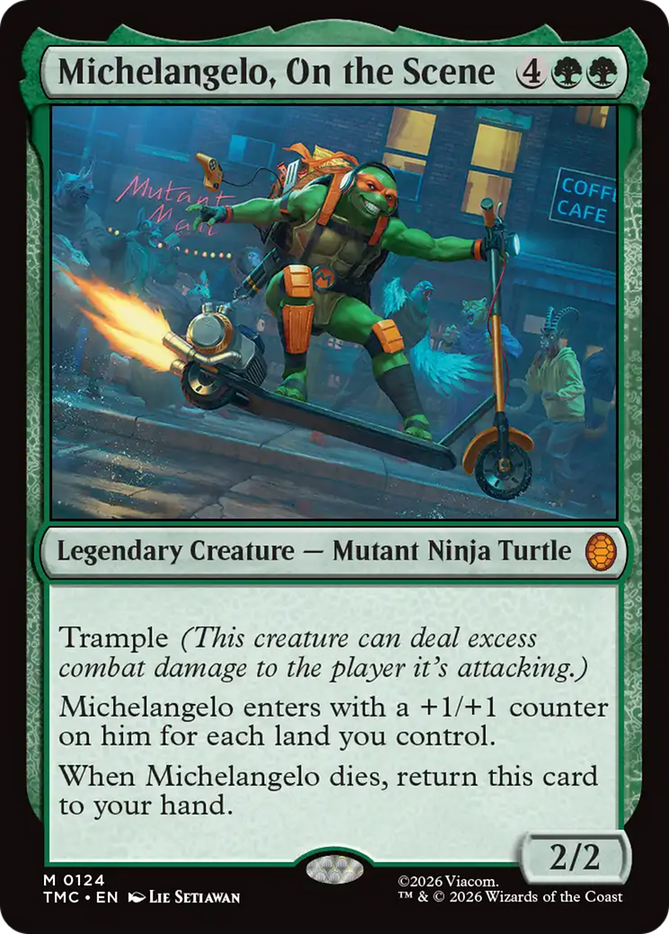 Michelangelo, On the Scene [Teenage Mutant Ninja Turtles Commander] | Mega City Incorporated
