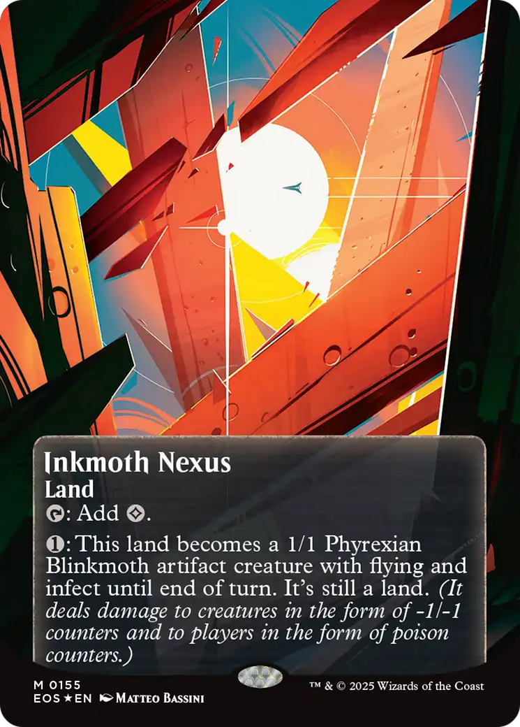 Inkmoth Nexus (0155) (Borderless) (Galaxy Foil) [Edge of Eternities: Stellar Sights] | Mega City Incorporated