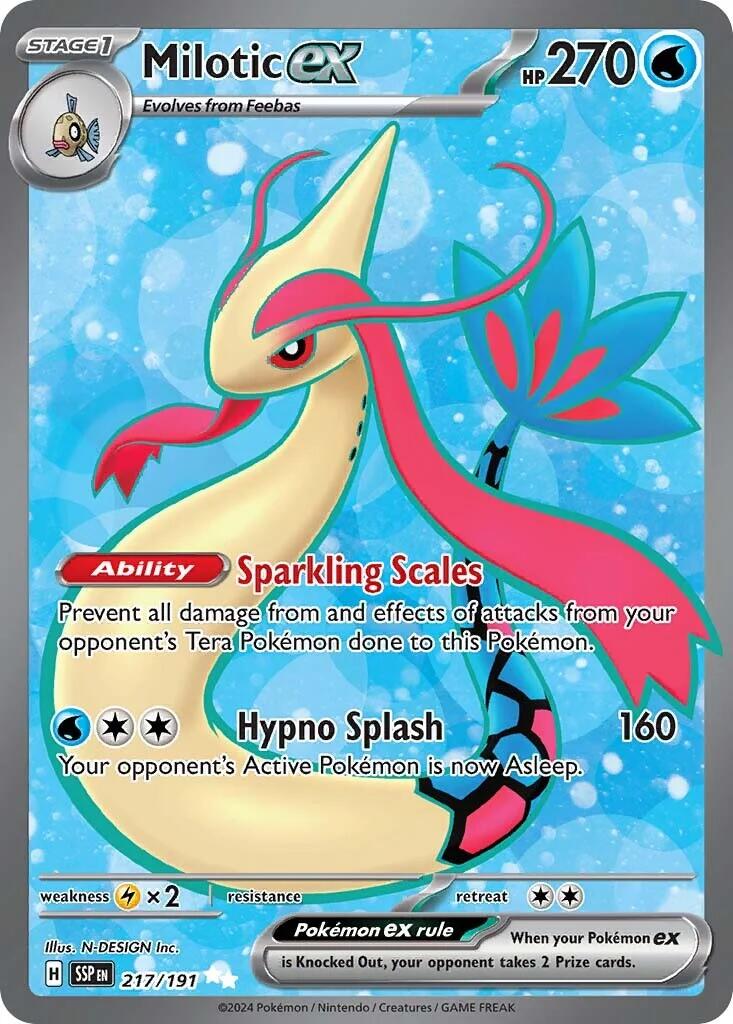 Milotic ex (217/191) [Scarlet & Violet: Surging Sparks] | Mega City Incorporated