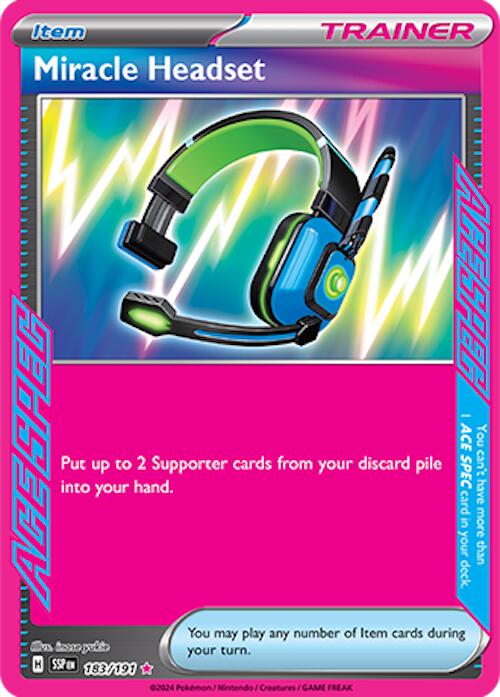 Miracle Headset (183/191) [Scarlet & Violet: Surging Sparks] | Mega City Incorporated