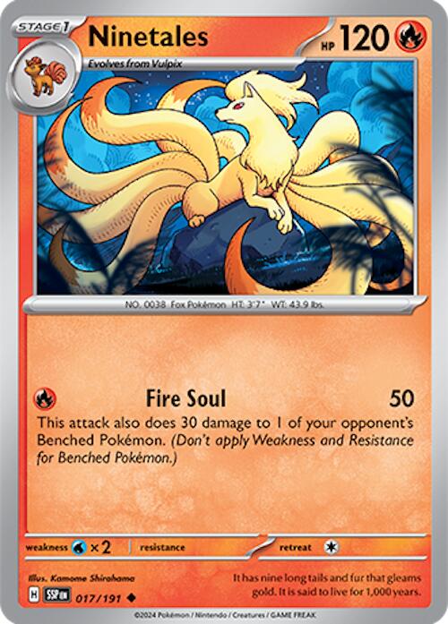 Ninetales (017/191) [Scarlet & Violet: Surging Sparks] | Mega City Incorporated