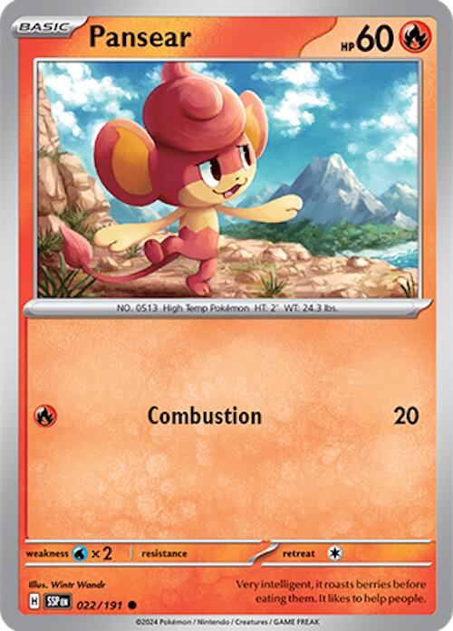 Pansear (022/191) [Scarlet & Violet: Surging Sparks] | Mega City Incorporated