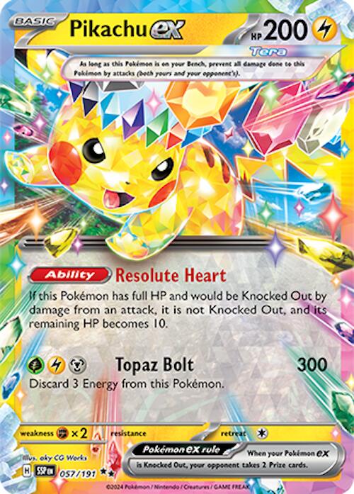 Pikachu ex (057/191) [Scarlet & Violet: Surging Sparks] | Mega City Incorporated