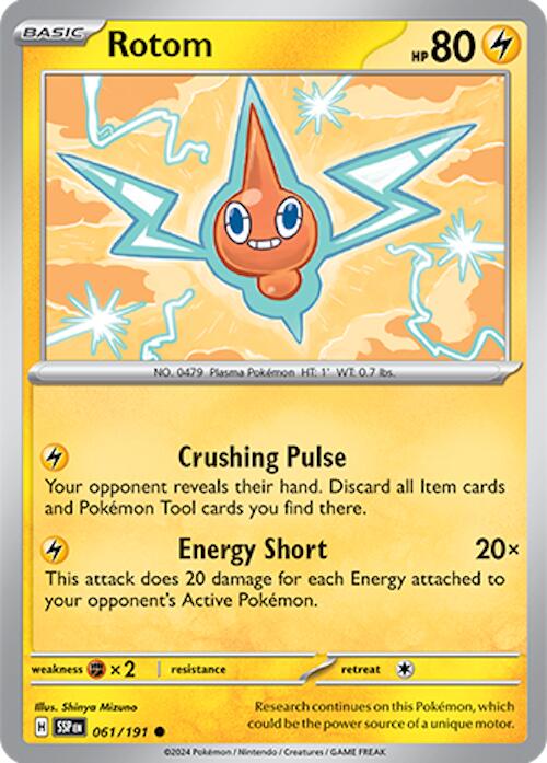 Rotom (061/191) [Scarlet & Violet: Surging Sparks] | Mega City Incorporated