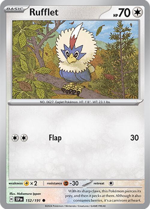 Rufflet (152/191) [Scarlet & Violet: Surging Sparks] | Mega City Incorporated