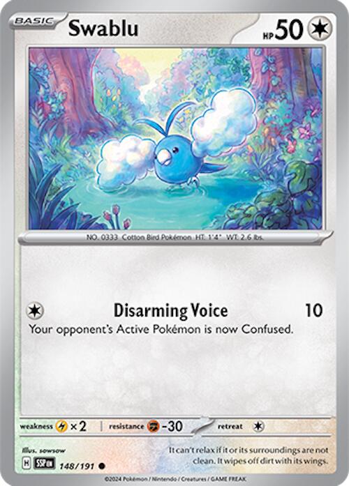 Swablu (148/191) [Scarlet & Violet: Surging Sparks] | Mega City Incorporated