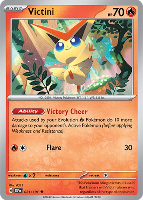 Victini (021/191) [Scarlet & Violet: Surging Sparks] | Mega City Incorporated