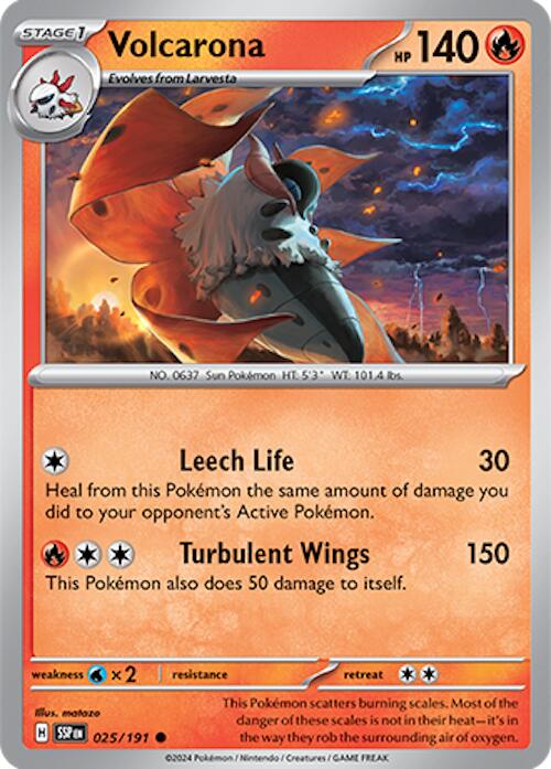 Volcarona (025/191) [Scarlet & Violet: Surging Sparks] | Mega City Incorporated