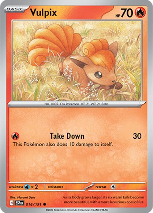 Vulpix (016/191) [Scarlet & Violet: Surging Sparks] | Mega City Incorporated