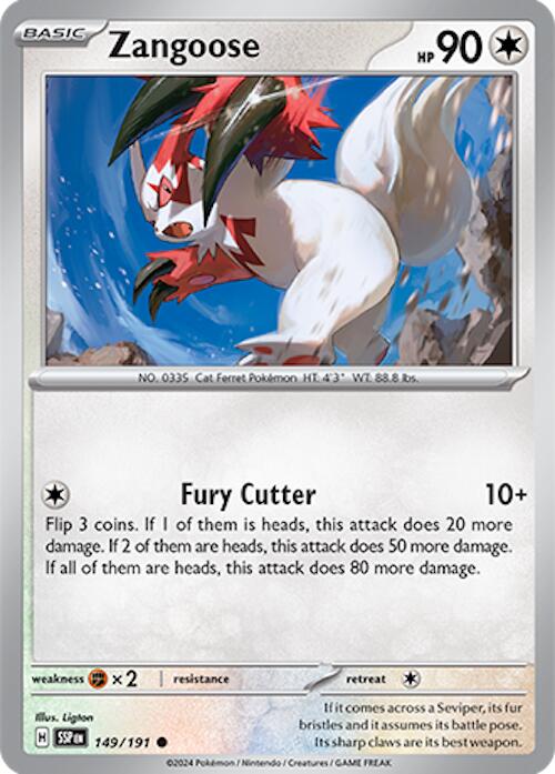 Zangoose (149/191) [Scarlet & Violet: Surging Sparks] | Mega City Incorporated