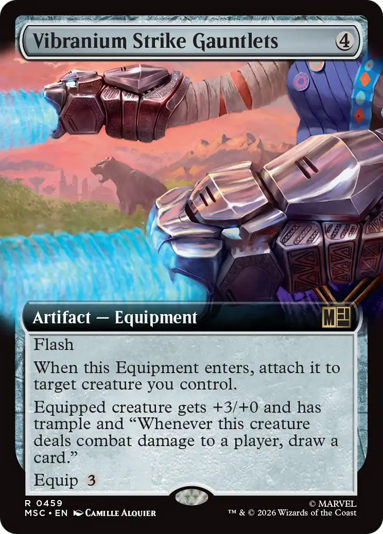 Vibranium Strike Gauntlets (Extended Art) [Marvel Super Heroes Commander] | Mega City Incorporated